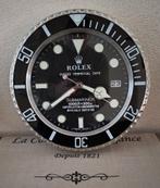 Wandklok Rolex Submariner Zwart 35cm RVS, Wandklok, Analoog, Nieuw, ?