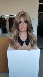 Pruik met Pony/Lok: Blond bruin gemêleerd , slagje, Sieraden, Tassen en Uiterlijk, Uiterlijk | Haarverzorging, Ophalen of Verzenden