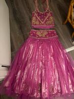 Prachtige Indiase jurk, Paars, Ophalen of Verzenden, Maat 34 (XS) of kleiner, Gedragen