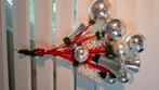 Oude tros glazen zilveren kerstballen, Diversen, Kerst, Ophalen of Verzenden, Zo goed als nieuw