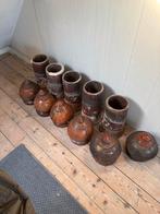 Oude schoorsteen aardewerk potten, Ophalen