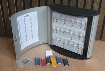 Durable sleutelkast aluminium 36 haken slot + keyclips beschikbaar voor biedingen