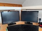 2x BenQ Monitoren, Ophalen, Gebruikt, Full HD, DVI