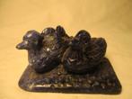 eendjes beeldje van blauw edelsteen, Ophalen of Verzenden, Nieuw
