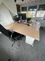 Complete Thuiswerkplek - Bureau, Stoel, Ladeblok, Ophalen, Kunststof, 75 cm of meer, 150 tot 200 cm