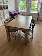 Dining table and Chairs, Ophalen, Gebruikt, 4 tot 6 stoelen
