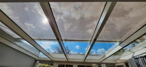 Serre zonwering 4x3 meter met motor VerandaScreen, Tuin en Terras, Overkappingen, Zo goed als nieuw, Serre, Ophalen