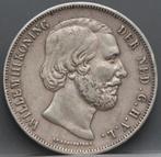 Zilveren rijksdaalder 1860 - 2 1/2 gulden 1860 schaars!, Postzegels en Munten, Munten | Nederland, Zilver, 2½ gulden, Koning Willem III