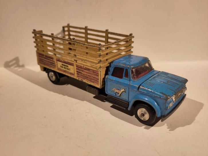 Corgi Toys GS 14 Dodge Kew Fargo Livestock Daktari (1), Hobby en Vrije tijd, Modelauto's | 1:43, Gebruikt, Auto, Corgi, Ophalen of Verzenden