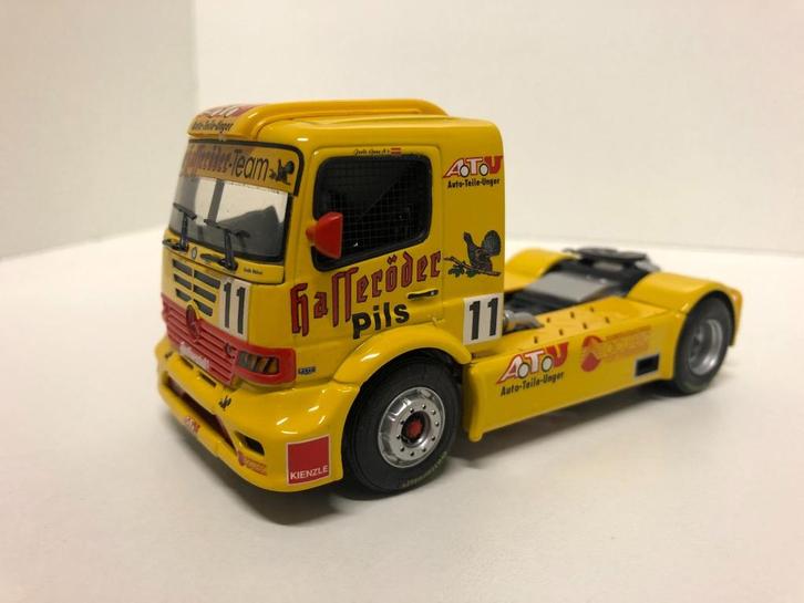 Mercedes Race Truck  "Hafferoder pils"  1/43 Minichamp, Hobby en Vrije tijd, Modelauto's | 1:43, Nieuw, Bus of Vrachtwagen, MiniChamps