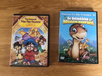 Kleuter films op DVD platvoet en zn vriendjes+De schat van beschikbaar voor biedingen