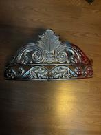 Zilverkleurige Chrome Kroon Decoratie, Ophalen, Zo goed als nieuw