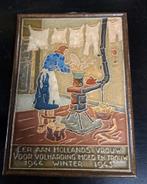 Antieke tegel 1944-1945 Delft, Antiek en Kunst, Ophalen of Verzenden