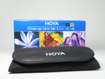 Hoya Close-up Lens Set II +1, +2, +4 Filters MC 49mm R10 etc beschikbaar voor biedingen
