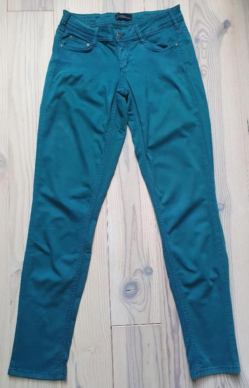 Mooie groene/ petrol broek van Cimarron (Spanje), mt 36, Kleding | Dames, Broeken en Pantalons, Gedragen, Maat 36 (S), Groen, Lang