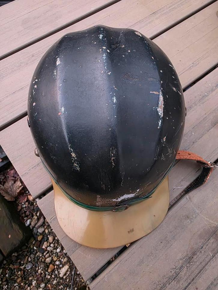 Vintage Motorhelm Jaren 20 van merk romer, Fietsen en Brommers, Brommerhelmen, Gebruikt, Ophalen of Verzenden