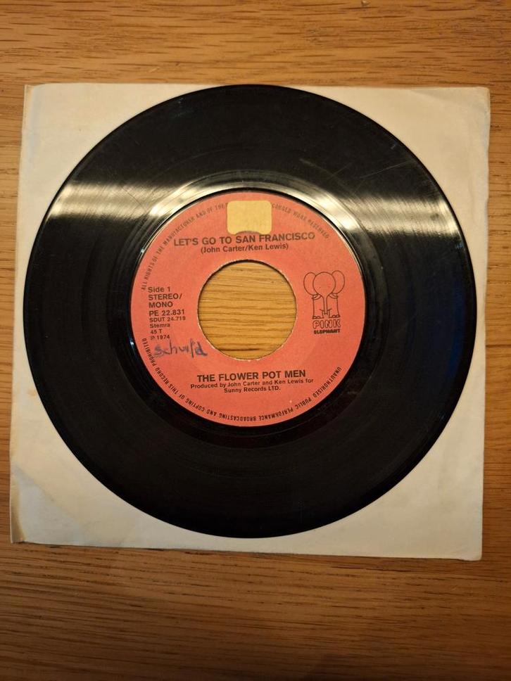 Flower Pot Men - Let's Go To San Francisco Vinyl Single, Cd's en Dvd's, Vinyl Singles, Gebruikt, Single, Pop, 7 inch, Ophalen of Verzenden