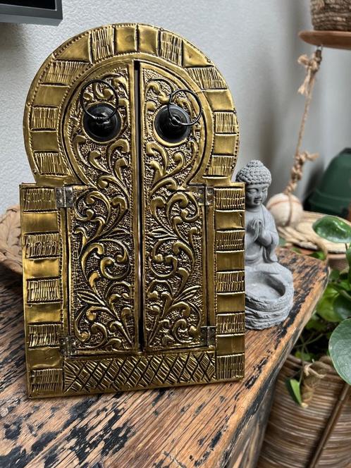 Marokkaanse Arabische tafel spiegel Marokkaanse tafelspiegel, Huis en Inrichting, Woonaccessoires | Spiegels, Zo goed als nieuw