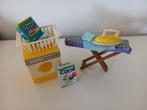 Retro vintage Wasmachine wasmand wasmiddel strijkplank bout, Verzamelen, Poppenhuizen en Toebehoren, Ophalen of Verzenden, Zo goed als nieuw