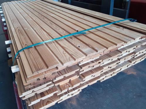 Partij Thermo Vuren channelsiding 60 stuks 265 cm - 20.35m2, Tuin en Terras, Palen, Balken en Planken, Planken, 250 cm of meer