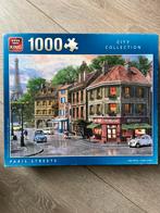 King Puzzel Parijs Straten 1000 Stukjes, Ophalen of Verzenden, 500 t/m 1500 stukjes, Zo goed als nieuw, Legpuzzel