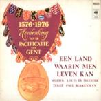 Een Land Waarin Men Leven Kan-Herd.Pacificatie v.Gent, Ophalen of Verzenden, Zo goed als nieuw, 12 inch