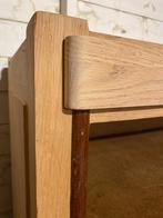 Stoer blank eiken kast ladekast met schuifdeuren, Ophalen, Gebruikt, 100 tot 150 cm, Minder dan 100 cm