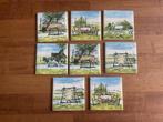 Vintage Kaufmann onderzetters Boerderijtaferelen (8 stuks), Ophalen of Verzenden