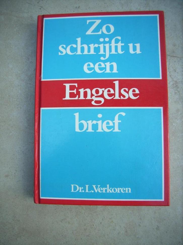 Zo schrijft u een Engelse brief - Dr. L. Verkoren, Boeken, Studieboeken en Cursussen, Zo goed als nieuw, MBO, Ophalen of Verzenden