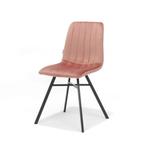 SUPERAANBIEDING Eetkamerstoel Dex stof velours 4 kleuren, Huis en Inrichting, Stoelen, Modern design, Overige kleuren, Nieuw, Ophalen of Verzenden