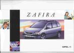 Opel Zafira introductiefolder met een schuif (1998), Boeken, Auto's | Folders en Tijdschriften, Nieuw, Ophalen of Verzenden, Opel