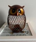 Spaarpot uil / Nieuw!, Verzenden, Zo goed als nieuw, Metaal of Blik, Dier