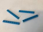Lego plaat 1x8 azuurblauw, Kinderen en Baby's, Speelgoed | Duplo en Lego, Ophalen of Verzenden, Gebruikt, Losse stenen, Lego