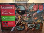 Bourgini chefs dinner party gourmet stel, 3 pannetjes, Ophalen of Verzenden, Nieuw, 4 t/m 7 personen