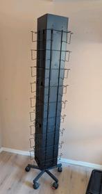 Draaibaar en verrijbaar kaartenrek, voor kaarten, flyers etc, Ophalen, Zo goed als nieuw, Metaal, Cd's