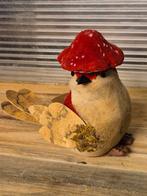 Mooi vogel met rode  hoed, Diversen, Kerst, Ophalen of Verzenden