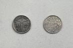 België - 50 Ces 1907 en 1928, Zilver, Zilver, Verzenden, Setje