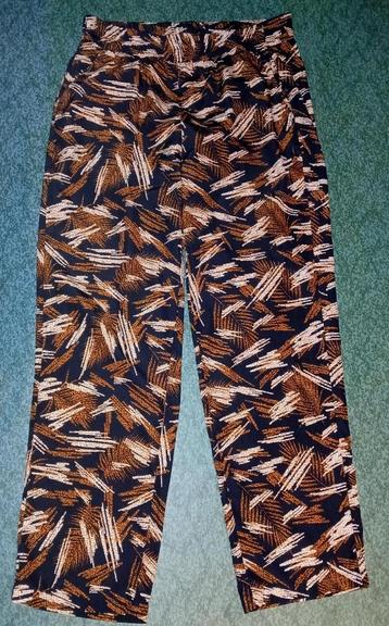 Wijde broek herfst tinten maat XL 44/46 beschikbaar voor biedingen