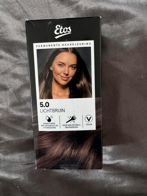Etos Haarverf - 5.0 Lichtbruin, Sieraden, Tassen en Uiterlijk, Uiterlijk | Haarverzorging, Nieuw, Ophalen of Verzenden
