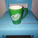 Cup a Soup bekers groen met naam - Naambekers, Huis en Inrichting, Keuken | Servies, Ophalen, Zo goed als nieuw, Overige stijlen