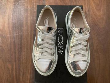 Marccain marc cain zilveren sneaker maat 36 nieuw! beschikbaar voor biedingen