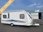 Hobby Prestige 495 UFE bj 2009 +voortent mover stalling, Hobby, Bedrijf, 4 tot 5 meter, Schokbreker