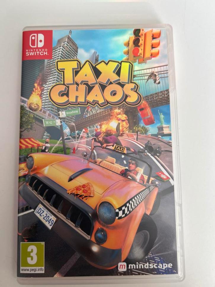 Taxi Chaos - Nintendo Switch, Spelcomputers en Games, Games | Nintendo Switch, Zo goed als nieuw, Racen en Vliegen, 1 speler, Vanaf 7 jaar