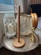 Houten standaard voor keukenrol, Ophalen of Verzenden, Zo goed als nieuw