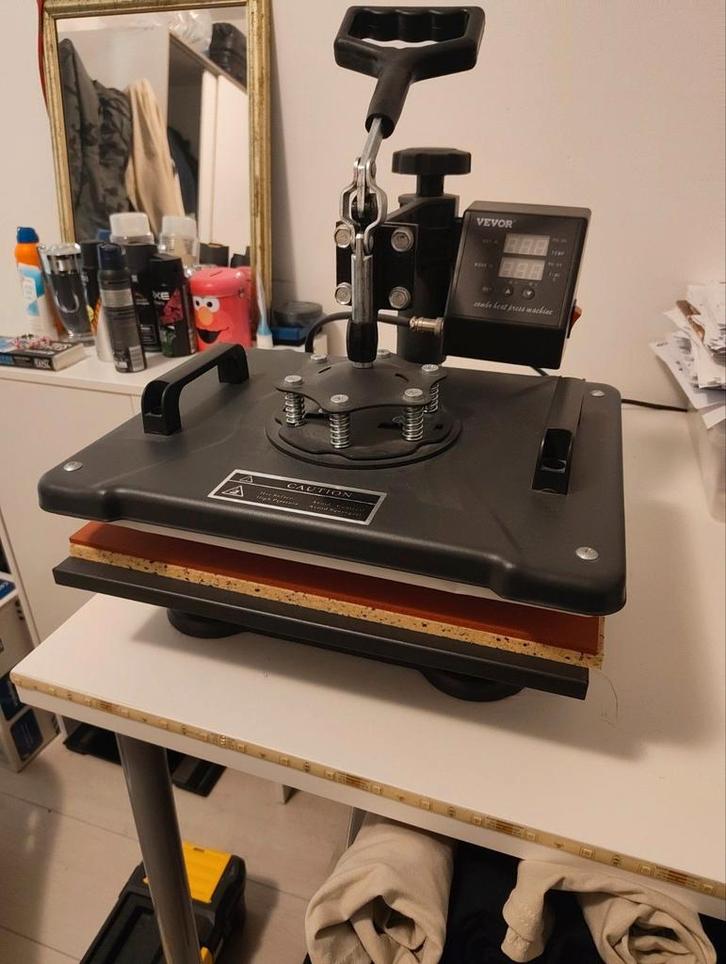 Heat press Machine - Perfect voor Textiel en Meer!, Hobby en Vrije tijd, Kledingapplicaties en Hotfix, Ophalen of Verzenden