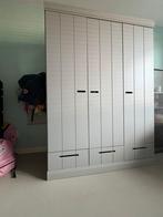 Woood klesingkast Connect Dust grijs, 100 tot 150 cm, Robuust, 50 tot 75 cm, Ophalen