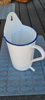 Vintage emaille lavement kan, Antiek en Kunst, Ophalen of Verzenden