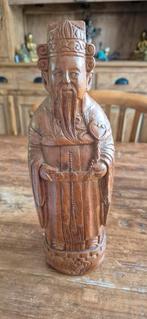 Een prachtig oud Confusius beeld hout 30 cm, Ophalen of Verzenden, Zo goed als nieuw