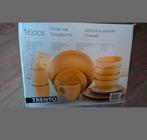 Geel 16-delig Borden Servies - Trento Collection nieuw, Ophalen, Nieuw, Effen, Aardewerk