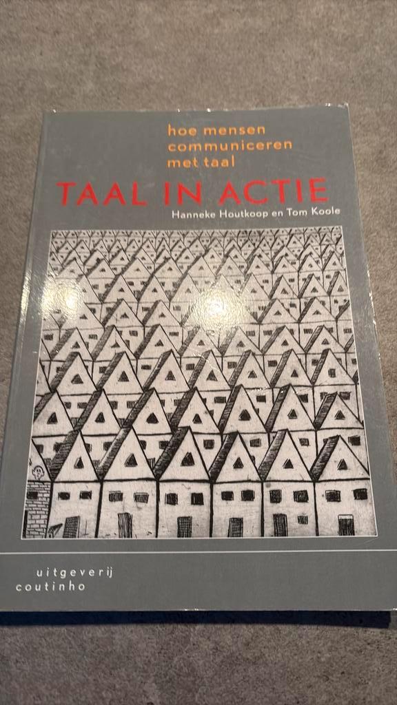 H. Houtkoop - Taal in actie, Boeken, Wetenschap, Zo goed als nieuw, Sociale wetenschap, Ophalen of Verzenden